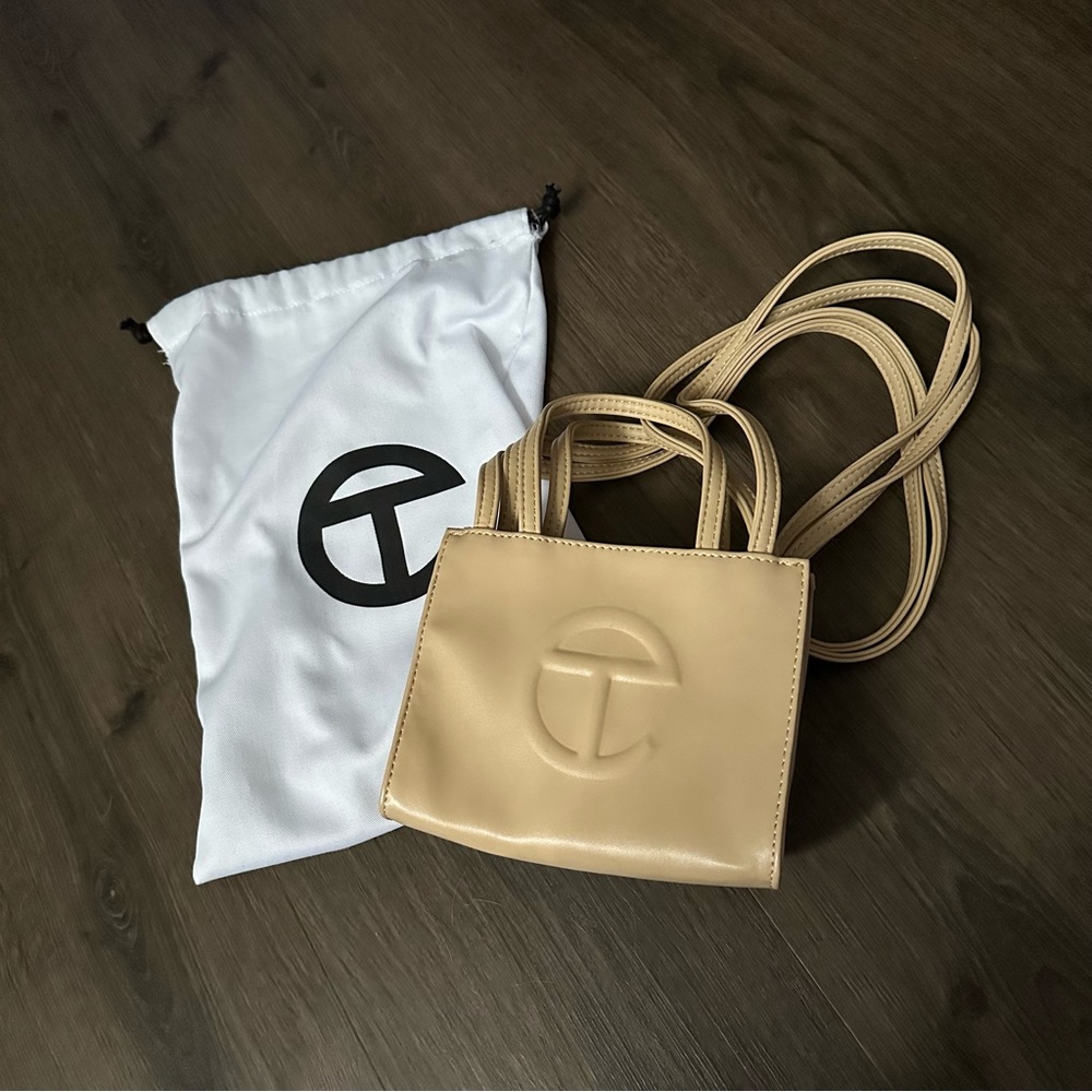Telfar Cream Mini Bag